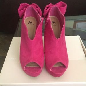 MADISON PINK ALECIA HIGH HEEL SHOES